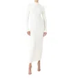 RONNY KOBO ELIAS KNIT DRESS IN PEARL