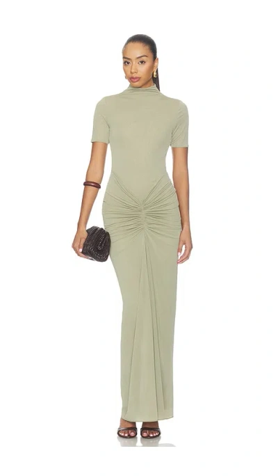 Ronny Kobo Enid Dress In Green