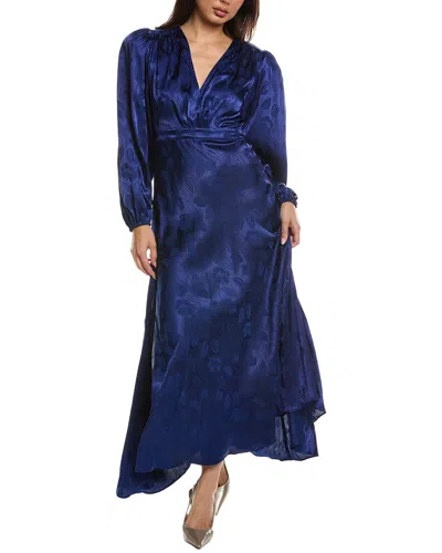 Ronny Kobo Estelle Maxi Dress In Blue