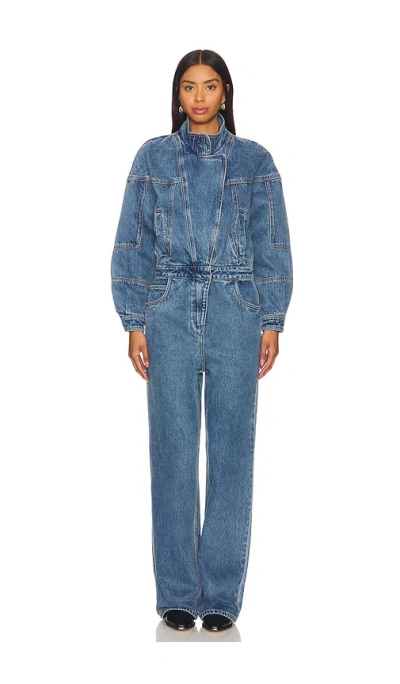Ronny Kobo Eugene Jumpsuit In Blue