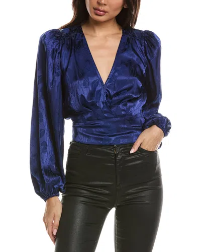 Ronny Kobo Eugenia Top In Blue