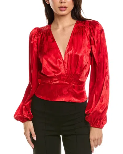 Ronny Kobo Eugenia Top In Red
