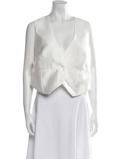 Pre-owned Ronny Kobo Evening Jacket In White