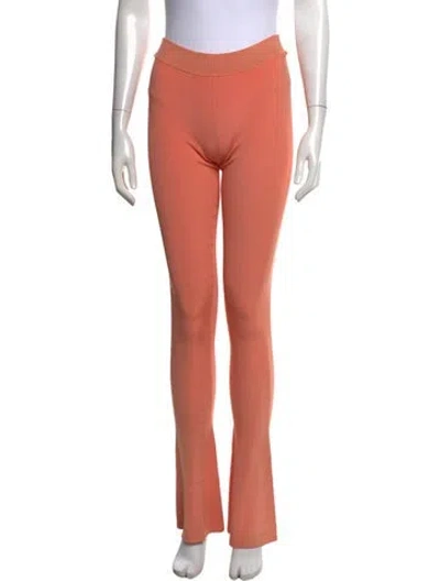 Pre-owned Ronny Kobo Flared Pants In Orange