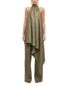 Ronny Kobo Fleur Dress In Brown