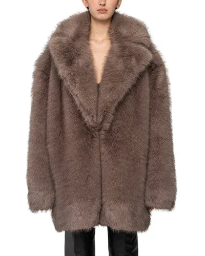 Ronny Kobo Fonzee Coat In Brown