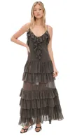 Ronny Kobo Gisele Dress In Pebble