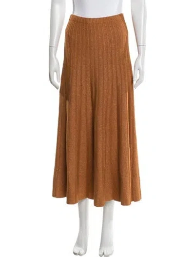 Pre-owned Ronny Kobo Glitter Accents Long Skirt