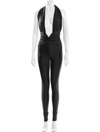 Pre-owned Ronny Kobo Halterneck Jumpsuit W/ Tags In Gray
