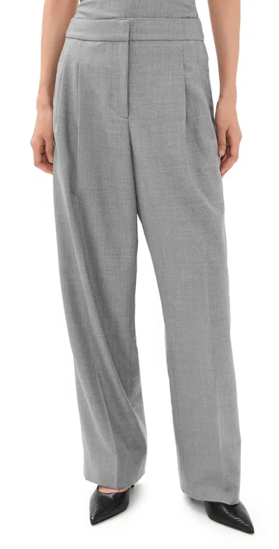 Ronny Kobo Hayes Pants Light Grey In Gray