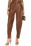 Ronny Kobo Illio Pant In Chocolate In Brown