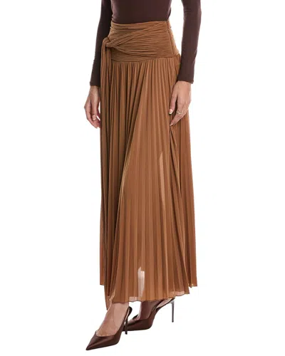Ronny Kobo Ines Skirt In Brown