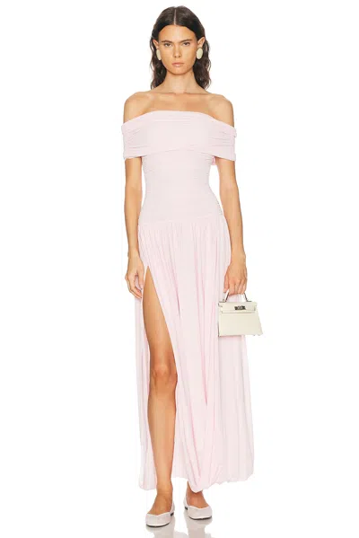 Ronny Kobo Irulan Dress In Pink