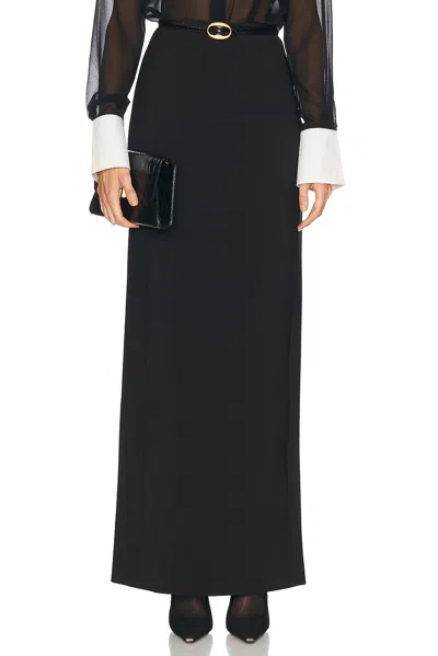 Ronny Kobo Issa Column Skirt In Black