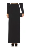 Ronny Kobo Issa Column Skirt In Black