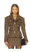 Ronny Kobo Janice Jacket In Brown