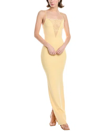 Ronny Kobo Jenae Knit Maxi Dress In Yellow