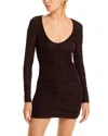 Ronny Kobo Julisa Dress In Chocolate Brown In Chocolate