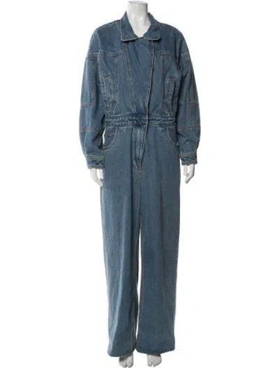 Pre-owned Ronny Kobo Jumpsuit In Blue