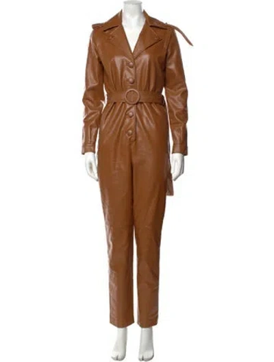 Pre-owned Ronny Kobo Jumpsuit In Brown