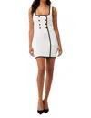 Ronny Kobo Keisha Two-tone Milano Knit Sleeveless Mini Dress In Multi