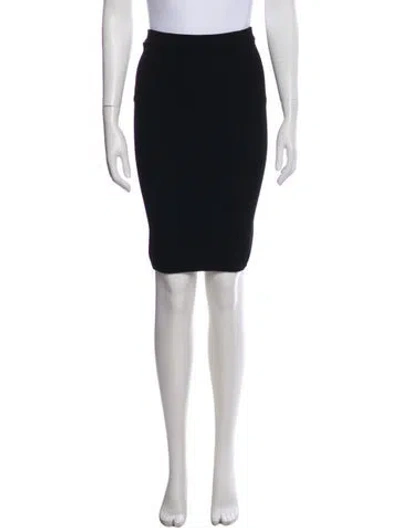 Pre-owned Ronny Kobo Knee-length Skirt In Black