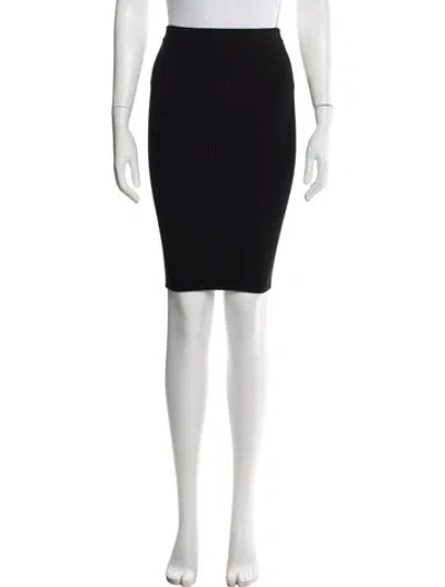 Pre-owned Ronny Kobo Knee-length Skirt W/ Tags In Black