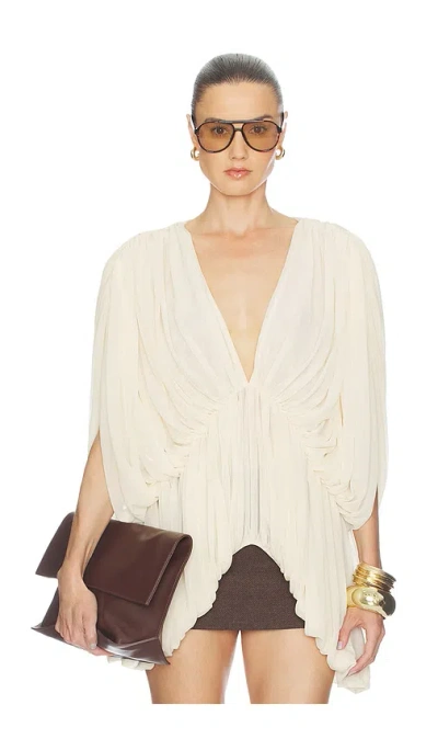 Ronny Kobo Lenore Top In Neutral