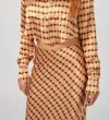 Ronny Kobo Leola Top In Espressso Multi In Beige