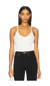 Ronny Kobo Leonie Knit Top In White
