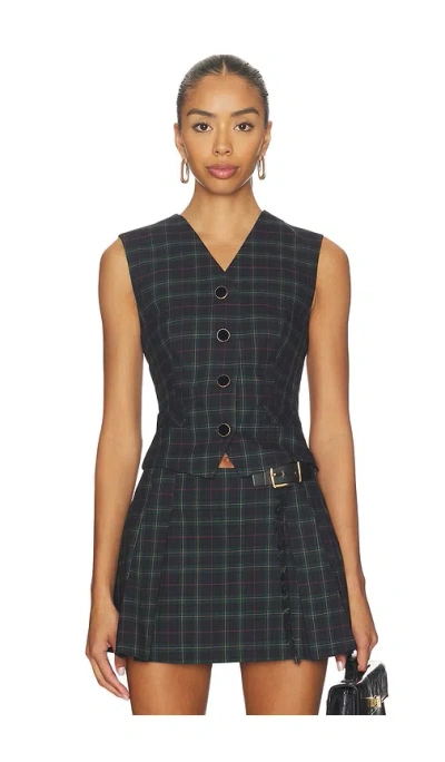 Ronny Kobo Lily Vest In Green