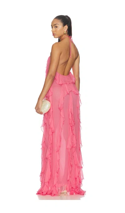Ronny Kobo Liora Dress In Pink