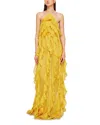 Ronny Kobo Liora Gown In Yellow