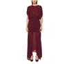 Ronny Kobo Louisa Dress In Burgundy