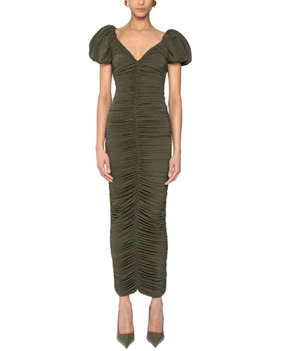 Ronny Kobo Lupine Maxi Dress In Green