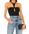 Ronny Kobo Mabel Top In Black In Black