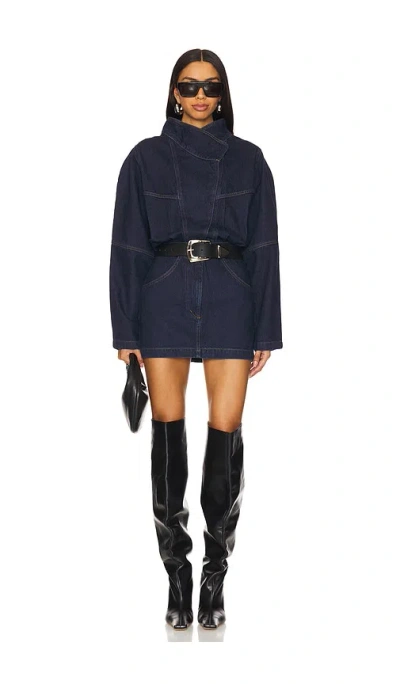 Ronny Kobo Maddix Dress In Blue