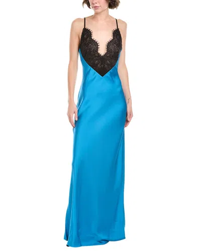 Ronny Kobo Malo Dress In Blue