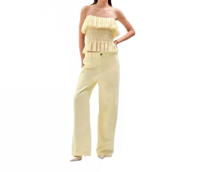 Ronny Kobo Matteo Pant In Yellow