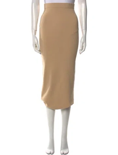 Pre-owned Ronny Kobo Midi Length Skirt In Neutral