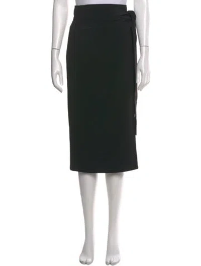 Pre-owned Ronny Kobo Midi Length Skirt W/ Tags In Black