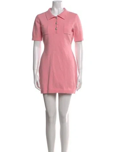 Pre-owned Ronny Kobo Mini Dress In Pink