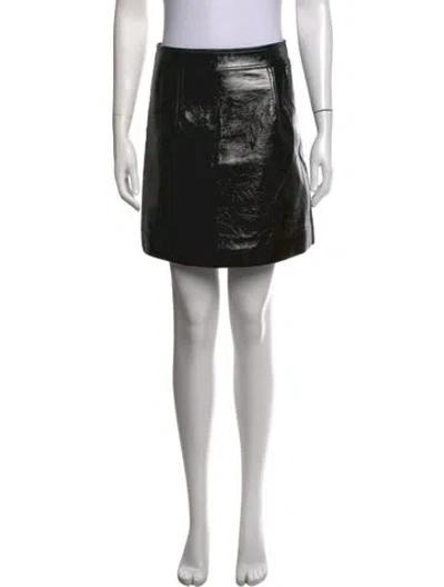 Pre-owned Ronny Kobo Mini Skirt In Black