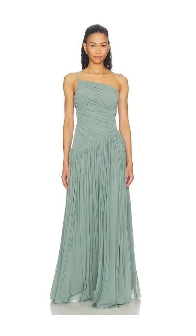 Ronny Kobo Monroe Dress In Green