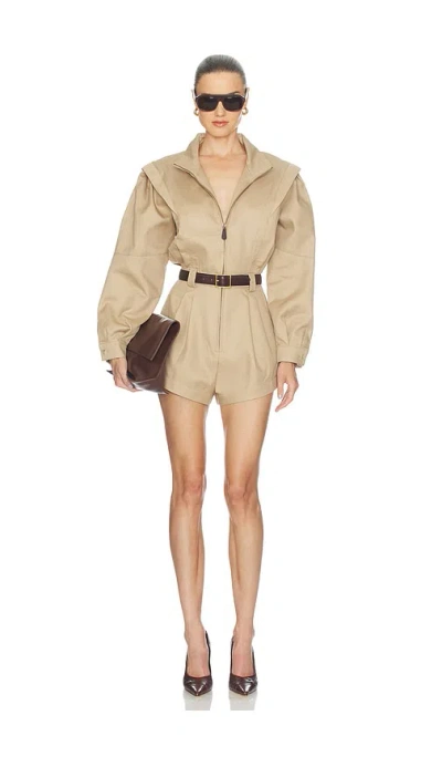 Ronny Kobo Nabil Romper In Neutral