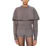 Ronny Kobo Neoma Knit Shorts In Gray