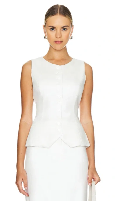 Ronny Kobo Palmina Vest In White