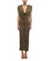 Ronny Kobo Parish Dress In Brown