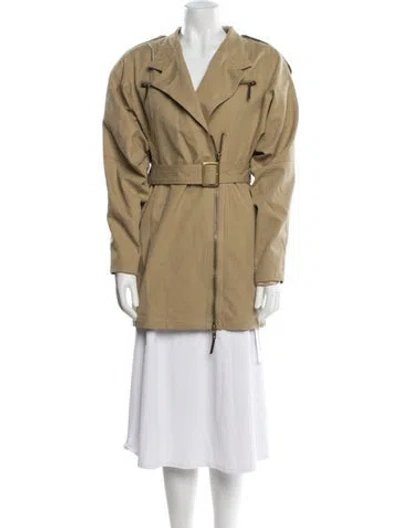 Pre-owned Ronny Kobo Peacoat In Neutral