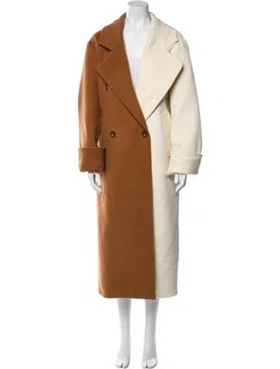 Pre-owned Ronny Kobo Peacoat In Neutral